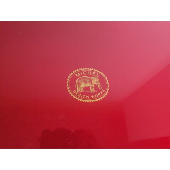 Vintage Michel Design Works Decorative Christmas Holiday Tray - Picture 6 of 9